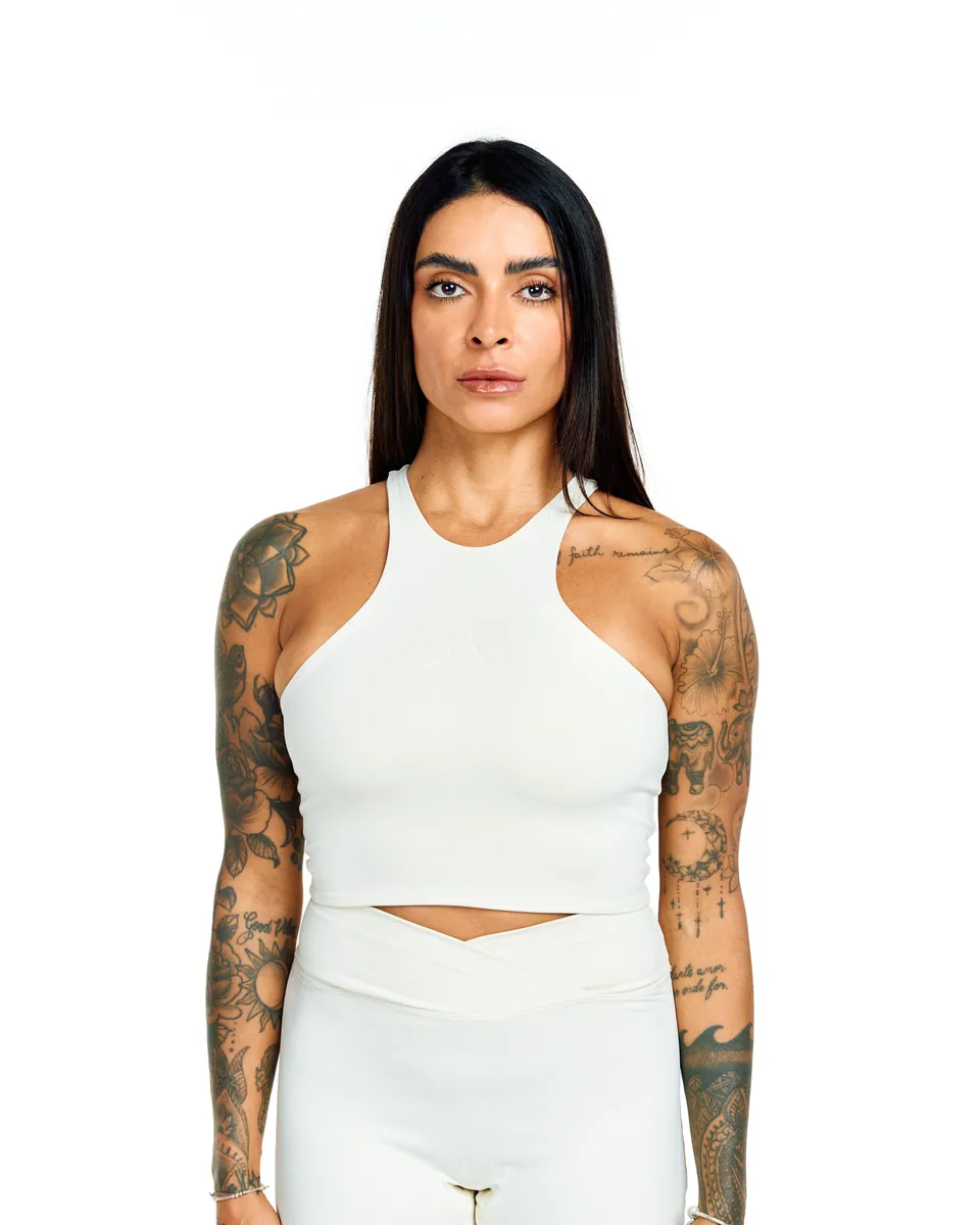Cropped Meia Lua Latte